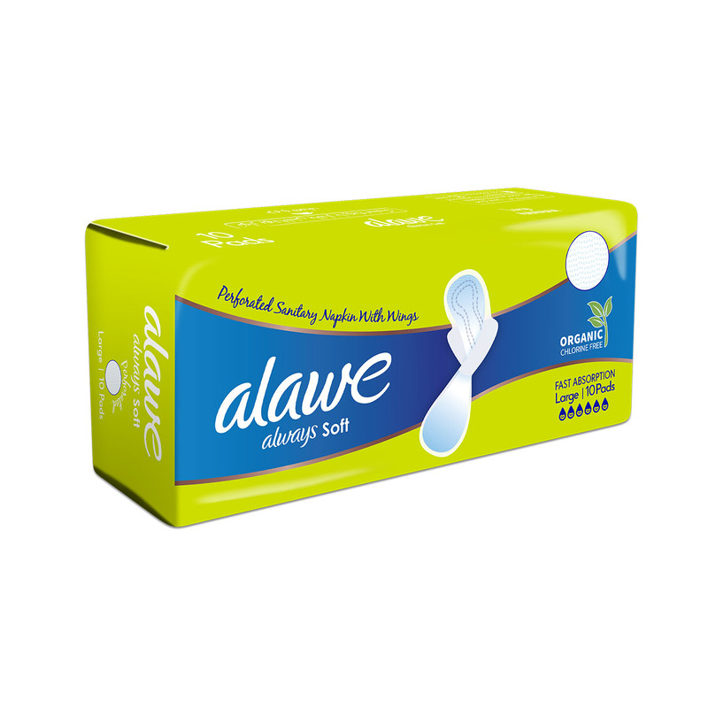 نوار بهداشتی آلاوه مدل Perforated Fast Absorption مجموعه 36 عددی