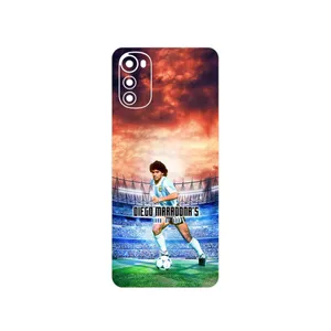 MAHOOT Diego Maradona Cover Sticker for Motorola Moto E32s
