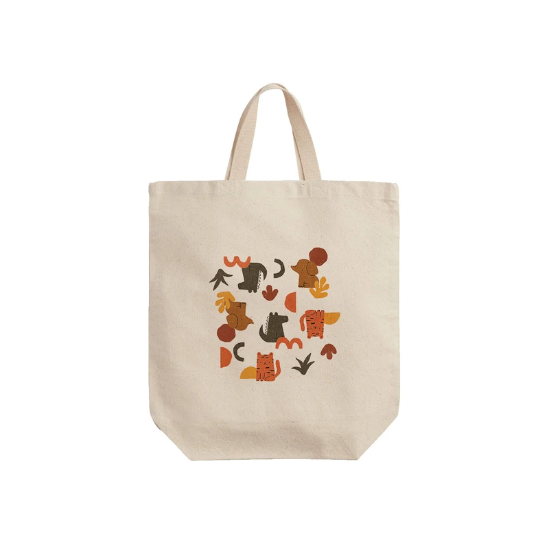 ساک خرید ترمه طراحان ایده مدل پترن حیوانات کد cfp2023 - S