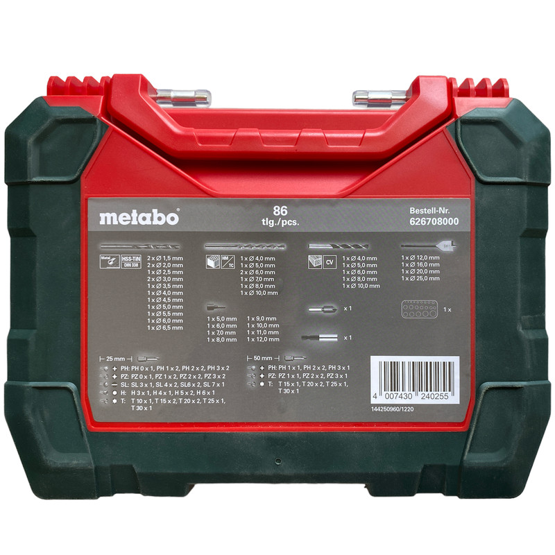 مته و سری متابو مدل 626708000 مجموعه 86 عددی