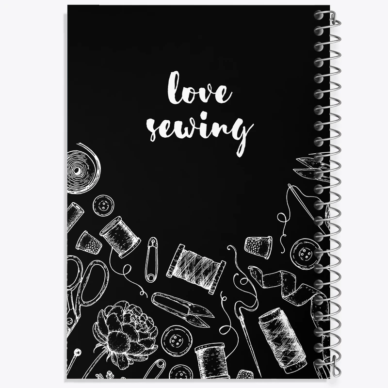 دفتر شطرنجی 50 برگ خندالو مدل خیاطی کد N575