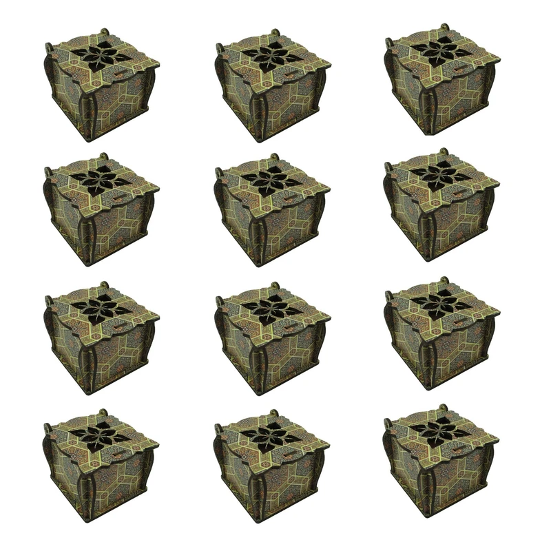 جعبه انگشتر پارلا گوهر کد 7535 بسته 12 عددی