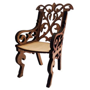 نقد و بررسی استند تزیینی مدل صندلی چوبی توسط خریداران