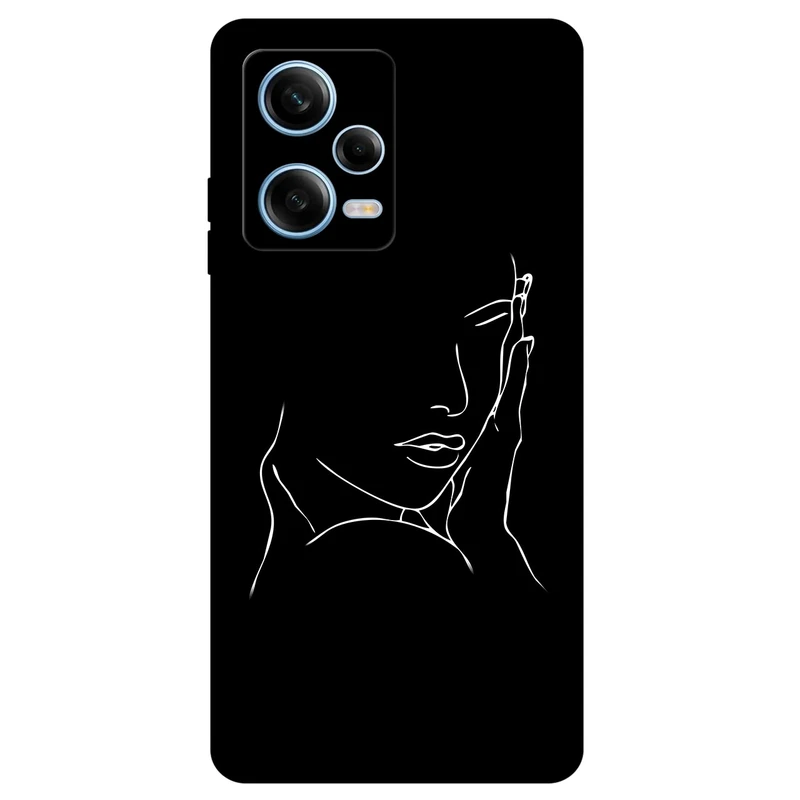 کاور مگافون طرح دخترانه مدل 8153 مناسب برای گوشی موبایل شیائومی Redmi Note 12 Pro 5G