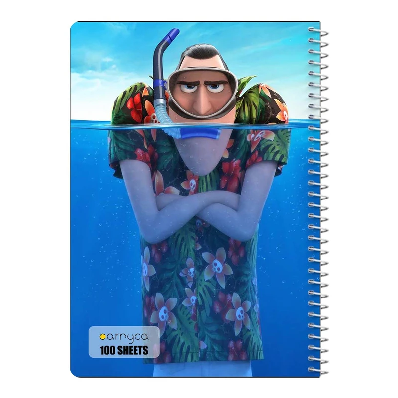 دفتر مشق 100 برگ سیمی کارنیکا طرح هتل ترانسیلوانیا Hotel Transylvania کد 50898