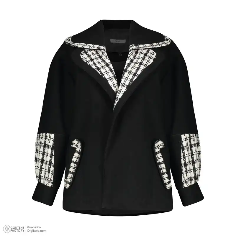 پالتو زنانه نیزل مدل 0162-002 رنگ مشکی