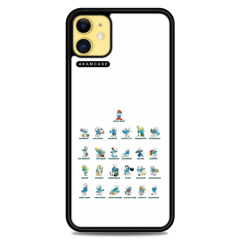 کاور آکام مدل AMC-WA11-SMURFS-3 مناسب برای گوشی موبایل اپل iPhone 11