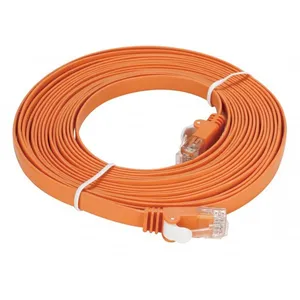 کابل شبکه 5 متری CAT6 نارنجی رنگ دی-لینک مدل NCB-C6UORGF1-5