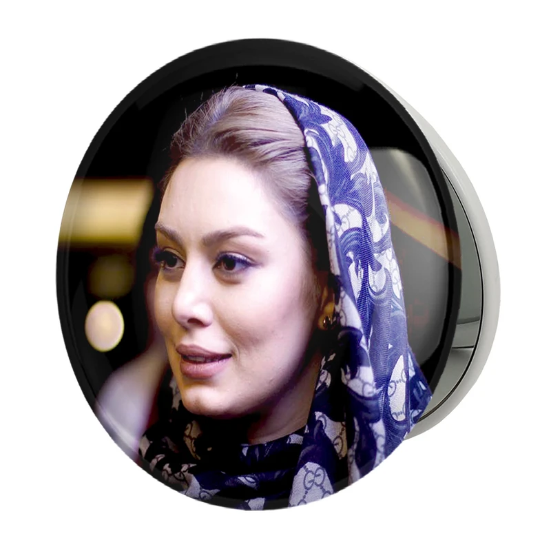 آینه جیبی خندالو طرح سحر قریشی مدل تاشو کد 10466 