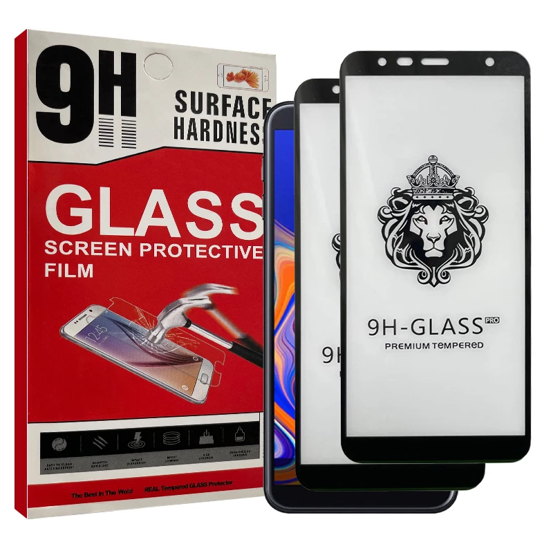  محافظ صفحه نمایش شیشه ای گلس مدل Resistant مناسب برای گوشی موبایل سامسونگ Galaxy J4 Core بسته دو عددی