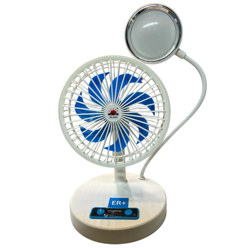 پنکه شارژی مدل ER+128 ظرفیت 1600 میلی آمپر ساعت