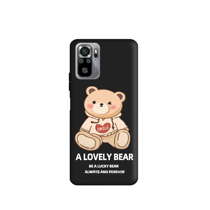 کاور قاب گوشی طرح خرس بیر کد w873 مناسب برای گوشی موبایل شیائومی Redmi Note 10s / Redmi Note 10 4G