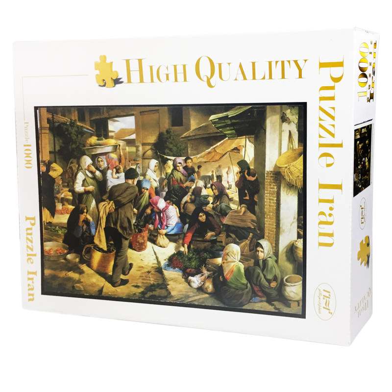 پازل 1000 تکه طرح بازار محلی