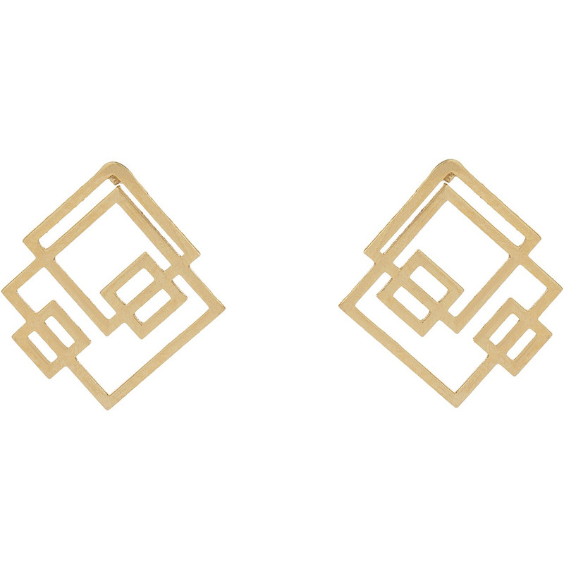 گوشواره طلا 18 عیار زنانه ماهک مدل ME0689