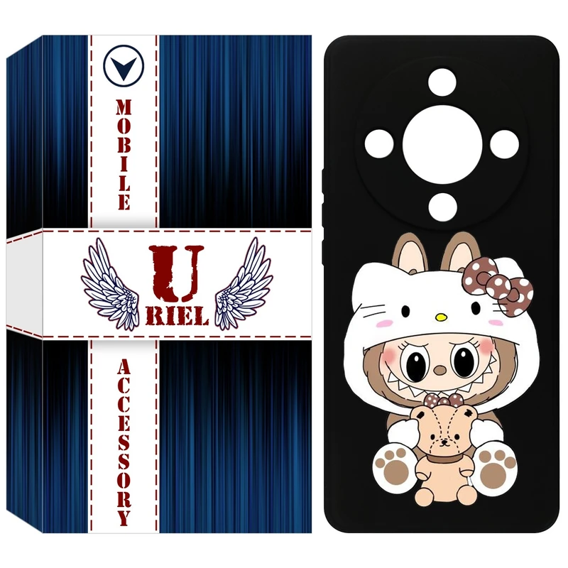 کاور یوریل مدل KSH کد 124 طرح عروسک لبوبو مناسب برای گوشی موبایل آنر X9b / X50 / Magic6 Lite