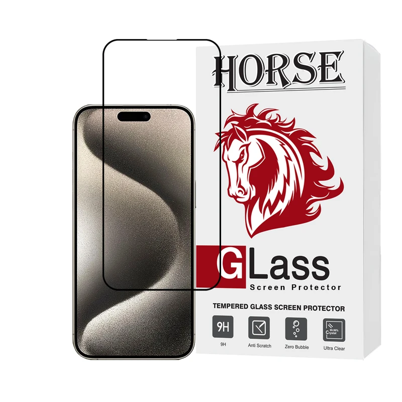 محافظ صفحه نمایش هورس مدل CRMSNWHO مناسب برای گوشی موبایل اپل iPhone 15 Pro Max