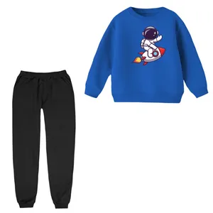 ست سویشرت آستین بلند و شلوار راحتی بچگانه مدل فضانورد کد 4