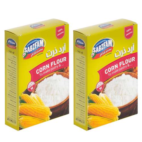 آرد ذرت سبزفام - 200 گرم مجموعه 2 عددی