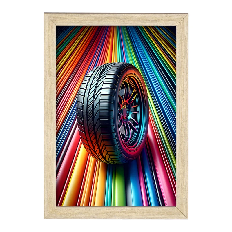 تابلو خندالو مدل لاستیک ماشین کد F4354