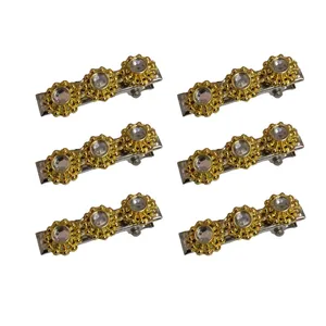 گیره مو زنانه مدل Negindar مجموعه 6 عددی