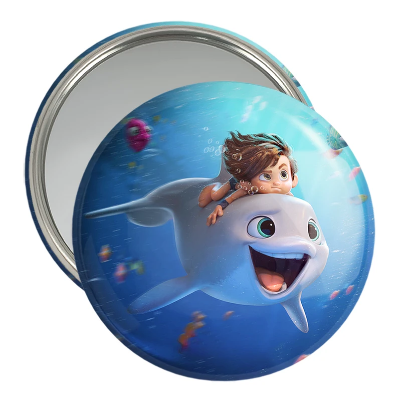 آینه جیبی خندالو مدل انیمیشن پسر دلفینی کد 26713