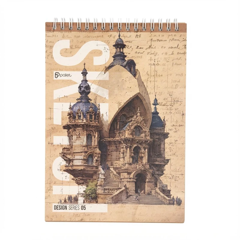 دفتر طراحی ۴۰ برگ پالت طرح مستر سیمی گلاسه