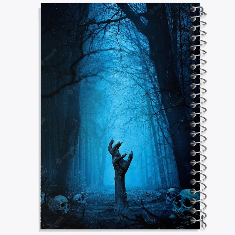 دفتر ژورنال نویسی 50 برگ خندالو مدل نقطه ای طرح هالووین کد 29516