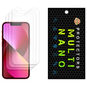 Anti-reflective Multi-Nano screen protector, model X-S3M, suitable for Apple iPhone 13, pack of three