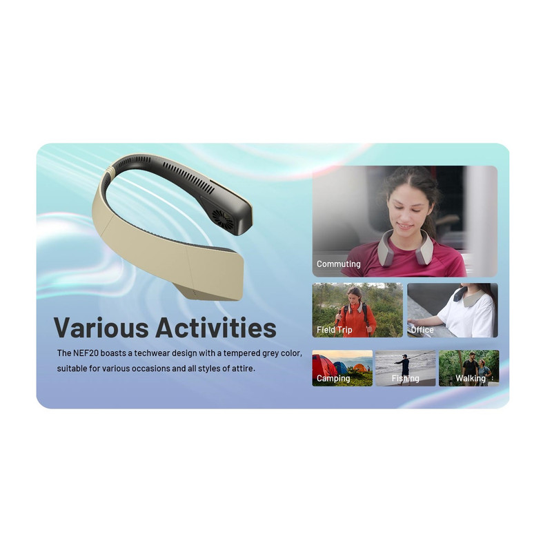 پنکه گردنی نایت کر مدل NEF20