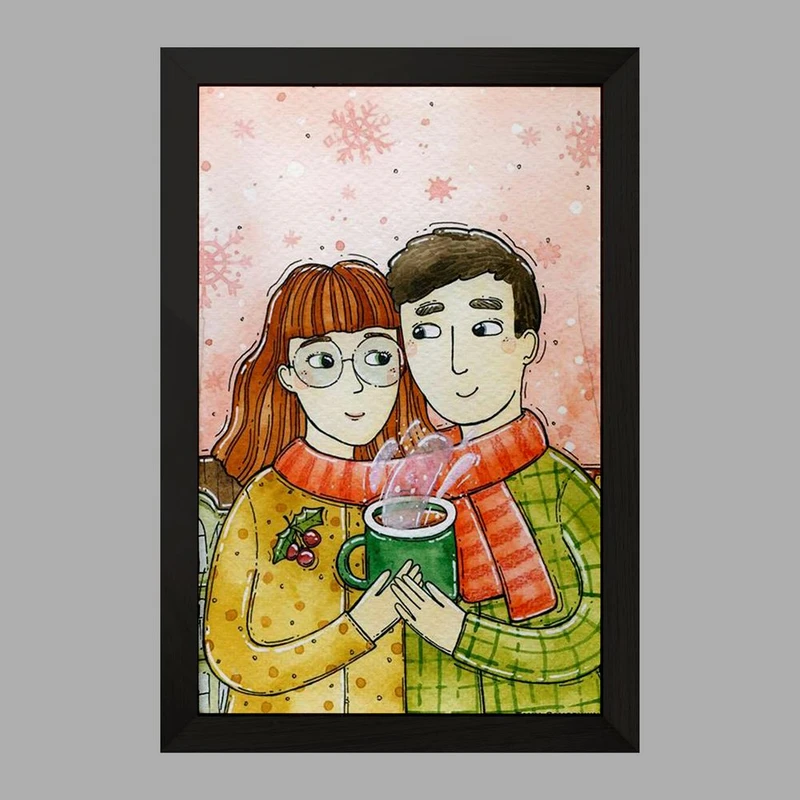 تابلو خندالو مدل عاشقانه  کد 1855