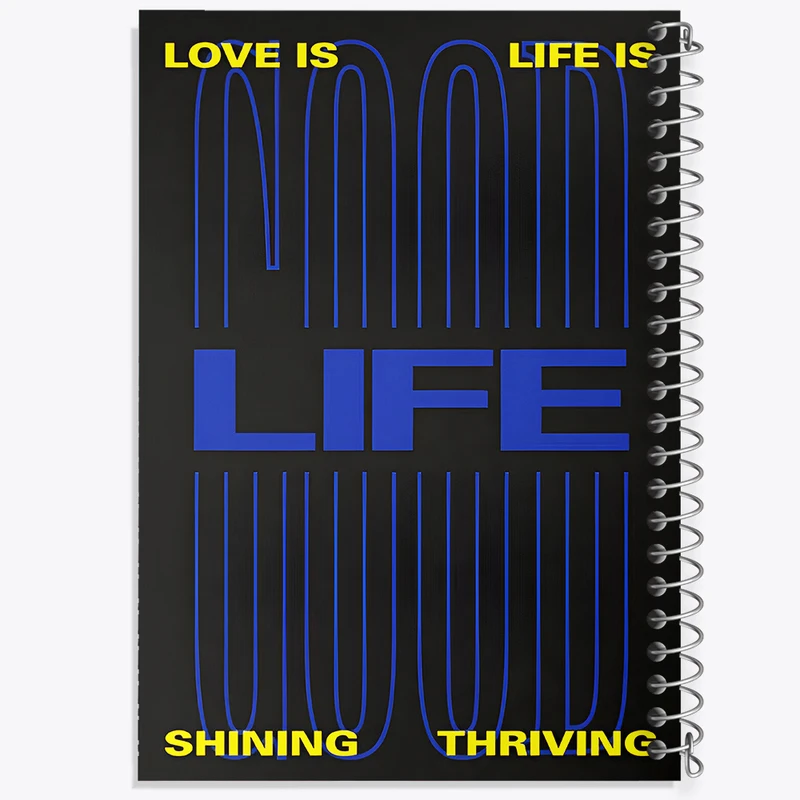 دفتر شطرنجی 50 برگ خندالو طرح Life کد F6390