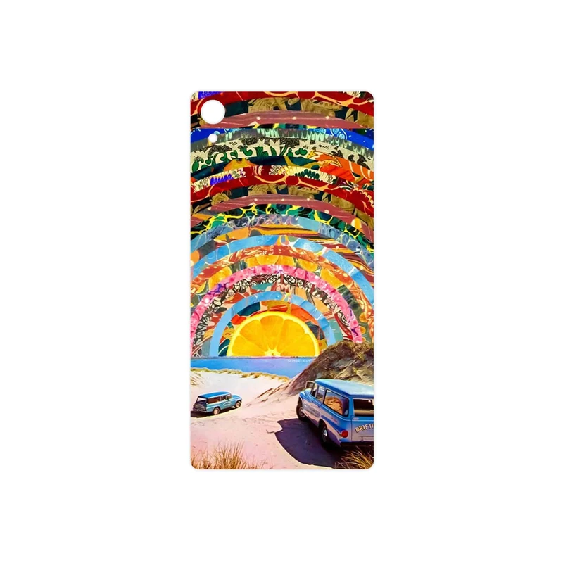 برچسب پوششی ماهوت مدل Collage of Orange Sky مناسب برای گوشی موبایل سونی Xperia Z2