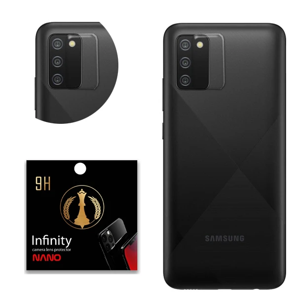  محافظ لنز دوربین اینفینیتی مدل LP006 مناسب برای گوشی موبایل سامسونگ Galaxy A02s 