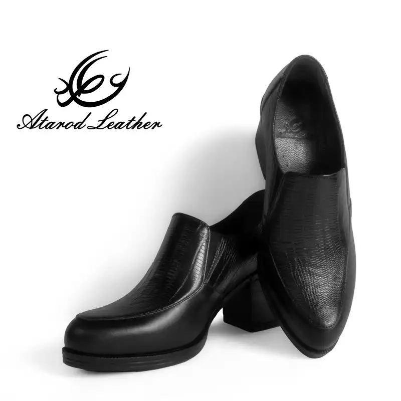 کفش زنانه چرم عطارد مدل چرم طبیعی کد SH147