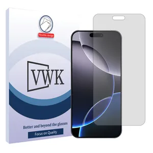 VWK Tough model transparent screen protector suitable for Apple iPhone 16 Pro Max mobile phone