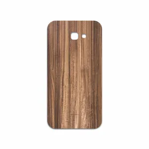 MAHOOT Light Walnut Wood Cover Sticker for Samsung Galaxy A7 2017