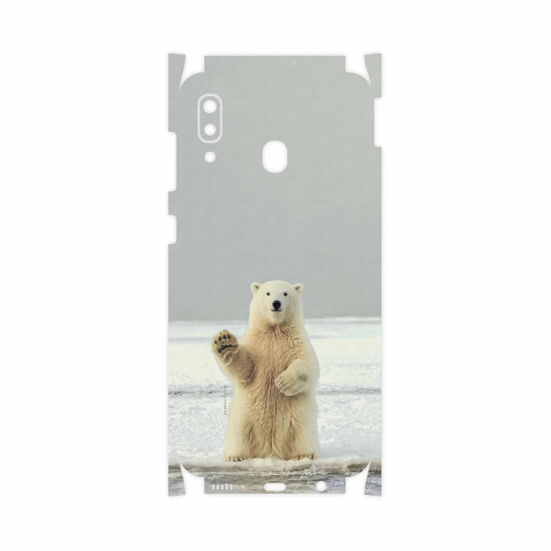 برچسب پوششی ماهوت مدل Polar bear-FullSkin مناسب برای گوشی موبایل سامسونگ Galaxy M10s