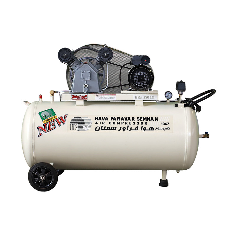 کمپرسور باد هوا فراور سمنان مدل DC2065 ظرفیت 250 لیتر