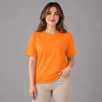 تی شرت زنانه آستین کوتاه نخی مدل پریا کد 3