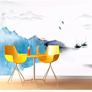 پوستر دیواری سه بعدی مدل نقاشی کوه قایق کد DVRF2277