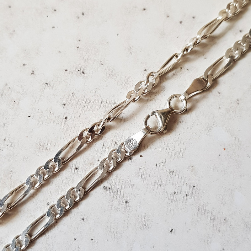 زنجیر نقره زنانه سلین کالا مدل فیگارو ce-za8