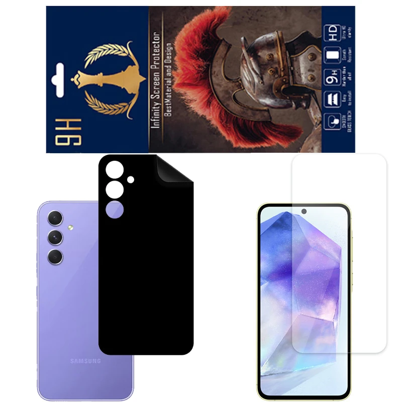 برچسب پوششی اینفینیتی مدل RG مناسب برای گوشی موبایل سامسونگ Galaxy S24 FE به همراه محافظ صفحه نمایش