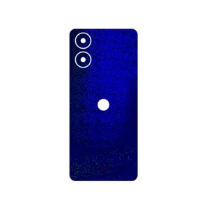 MAHOOT Blue-Holographic Cover Sticker for Motorola Moto G04s