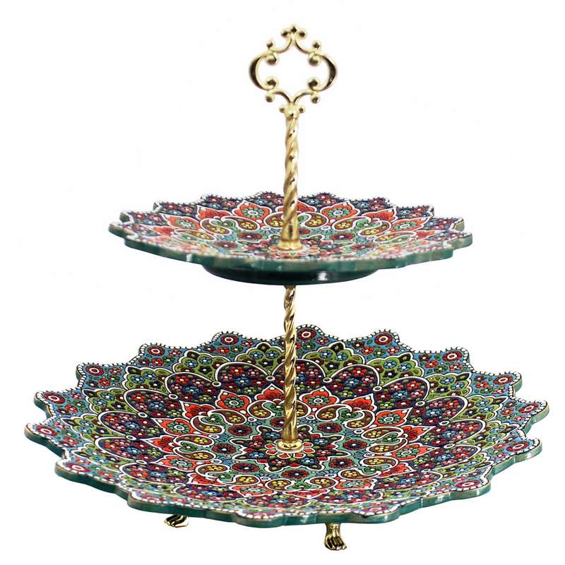 شیرینی خوری میناکاری دست نگار کد 03-35