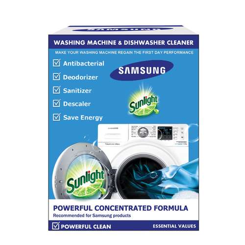 پودر جرم گیر ماشین لباسشویی سان لایت مدل 5 در 1 وزن 300 گرم