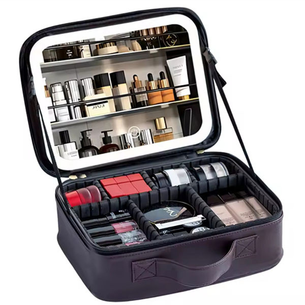 کیف لوازم آرایش زنانه مدل آینه دار