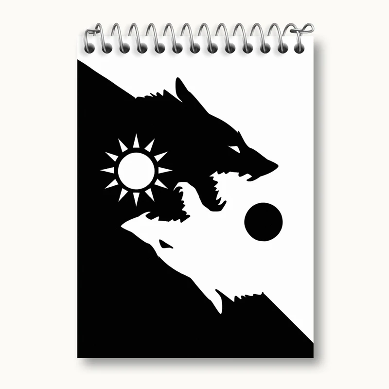 دفتر یادداشت 50 برگ خندالو مدل یین و یانگ کد 6219