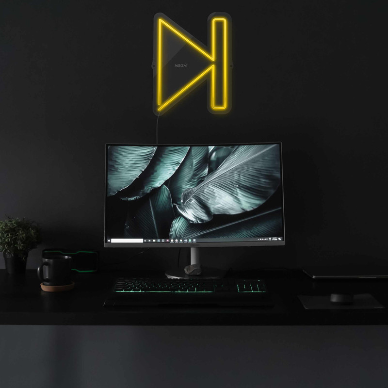 چراغ دیواری نئون دیزاین طرح Next_YL