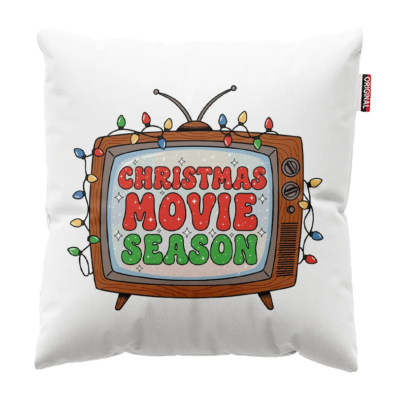 کوسن پاد آفرین مدل کریسمس مبارک کد PK302540 سایز 30*30 سانتی متر