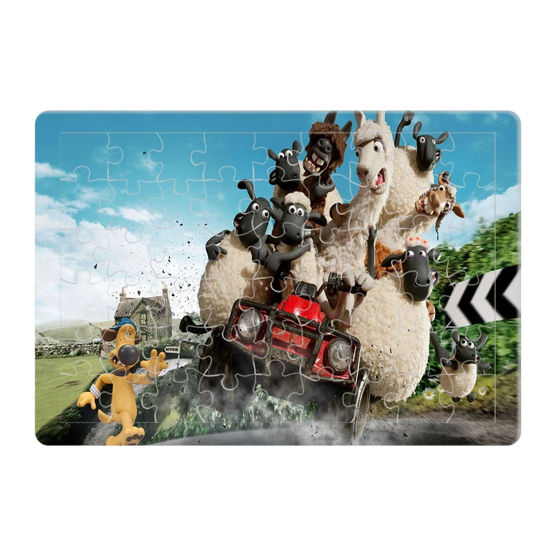 پازل 54 تکه هومرو مدل PL376 طرح انیمیشن بره ناقلا